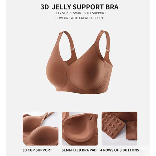 Pack 5 unt. - Midnight Blossom Wireless Bra – Lift & Softness for Women (MB)